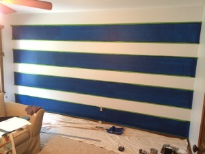 Stripes After Rolling/Painting
