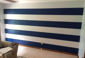 Stripes After Removing Tape