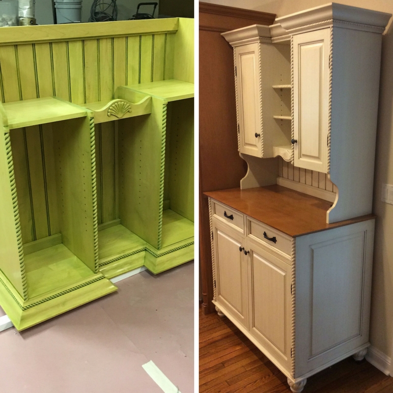 painting a kitchen hutch