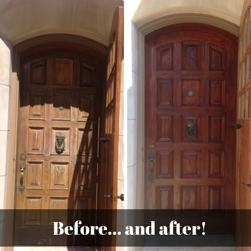 door staining in St. Louis