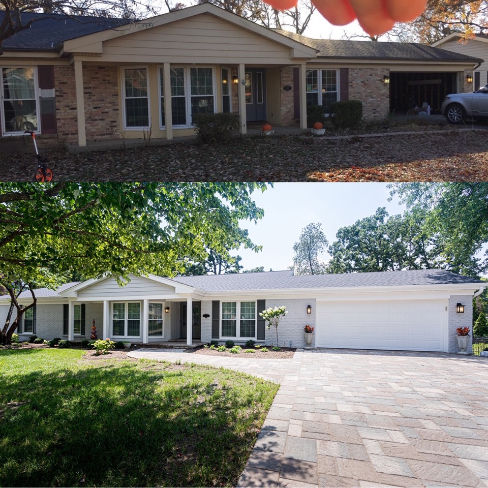 exterior and brick painting Webster Groves