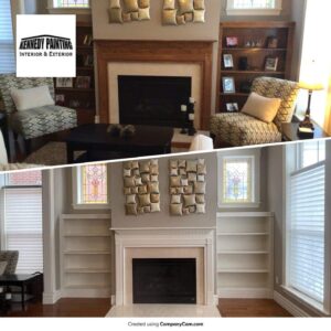 Our Process: Painting Stained Wood